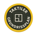 Taktile Grundrisspläne nach DIN mit Symbolen, Braille und klarer Struktur für blinde und sehbehinderte Menschen